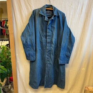 Vintage 80s Calvin Klein Men's Denim Coat